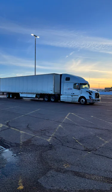 Hale Trucking truck on the road